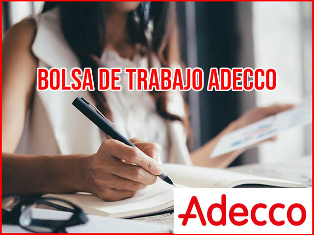 Buscamos Personal para trabajar en Adecco