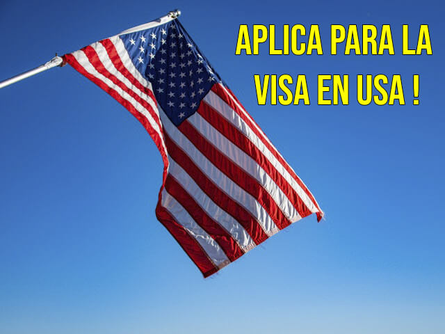 Solicita hoy tu visa de trabajo o estudio en Estados unidos