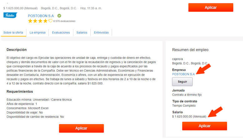 Hoja de Vida Postobon