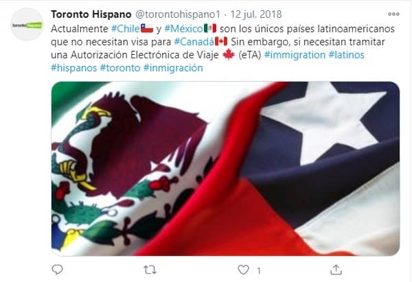 Visa de Canada para Latinos