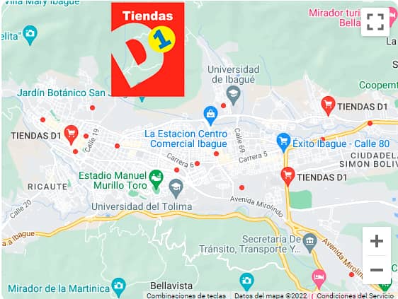 Empleo en tiendas D1 Ibagué