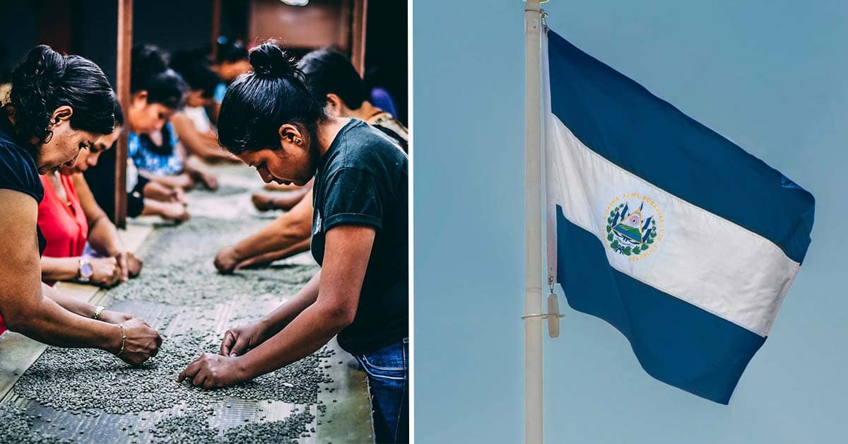 dos mujeres haciendo un trabajo desde casa en el salvador