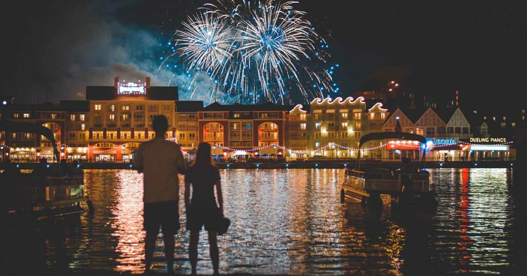 Ciudad magica de orlando en uno de sus grandes parques turisticos