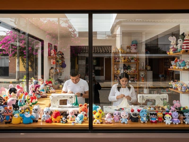 Empleo desde casa ecuador reparando y cociendo peluches