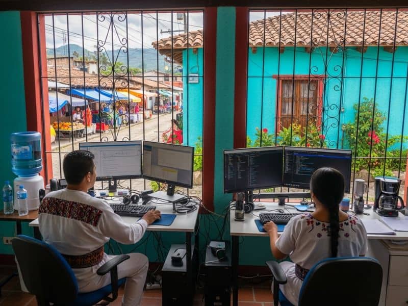 Teletrabajo en guatemala desde casa programando online