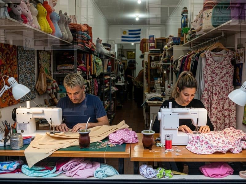 Trabajo en Costura Uruguay desde casa