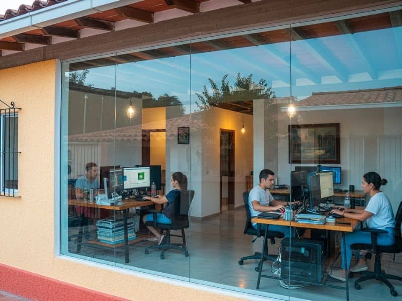 Oficina desde casa para trabajar desde casa